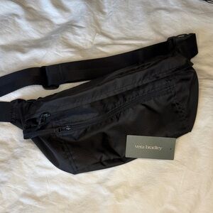 Vera Bradley Portnoy Black Belt Bag Sling